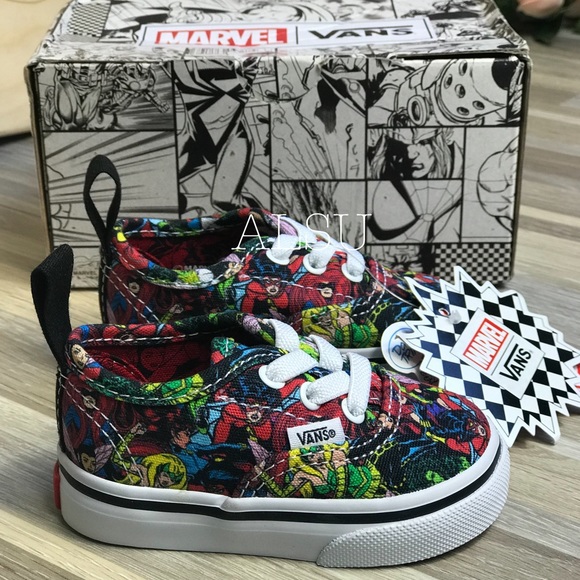 Vans Other - NWT VANS & Marvel Authentic Elastic Multi Kid’s